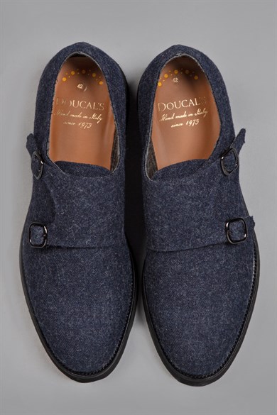 Doucals Mavi Yün Ayakkabıları