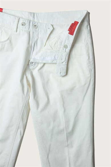 Enrico Marinelli 5 Cep Beyaz Jean Pantolon