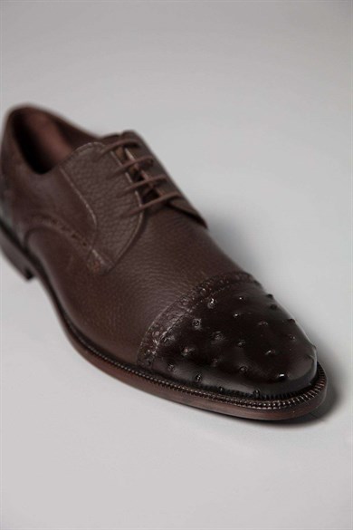 Enrico Marinelli Kahverengi Deri Klasik Ayakkabı