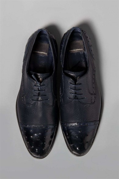 Enrico Marinelli Lacivert Deri Klasik Ayakkabı